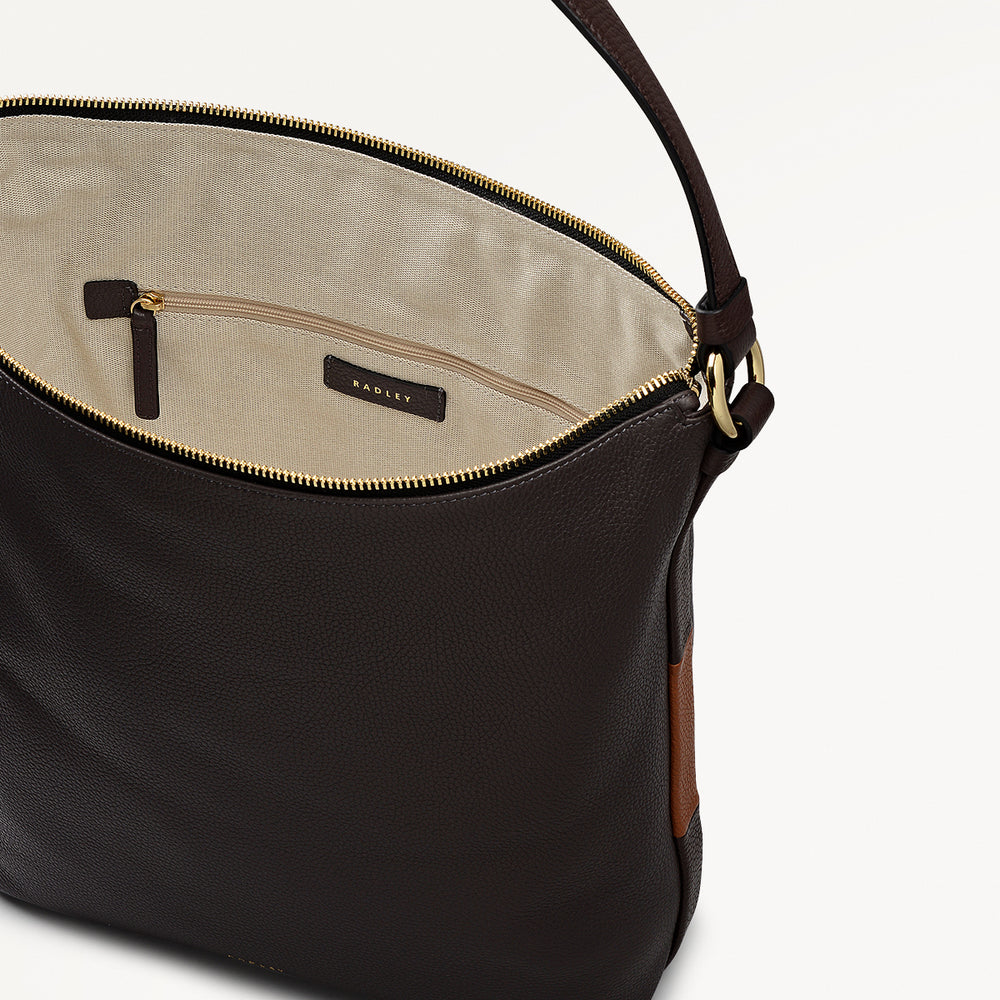 Waterloo Way Medium Ziptop Shoulder Thunder - 111926