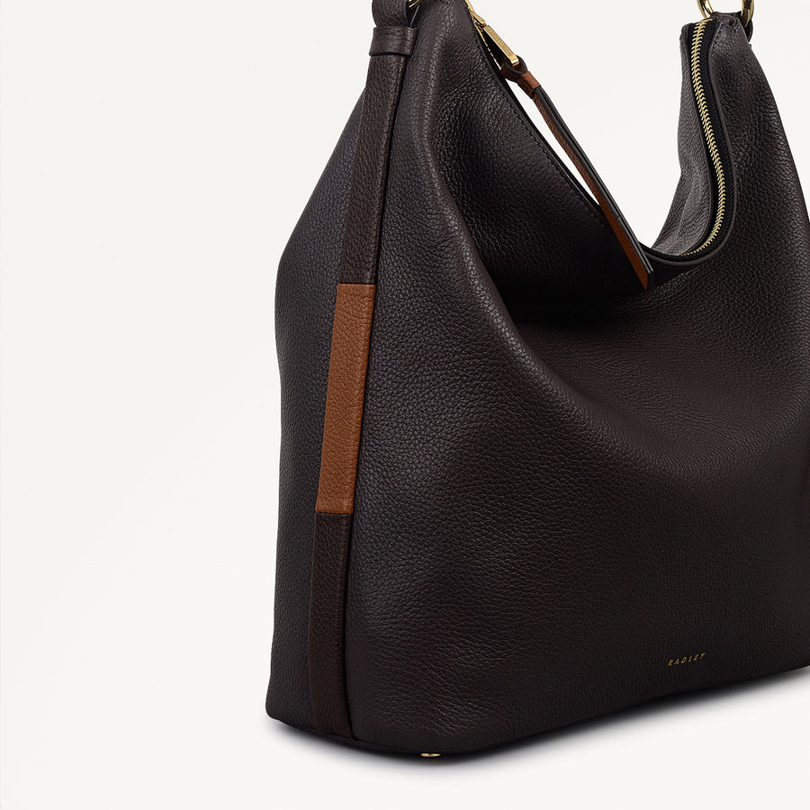 Waterloo Way Medium Ziptop Shoulder Thunder - 111926