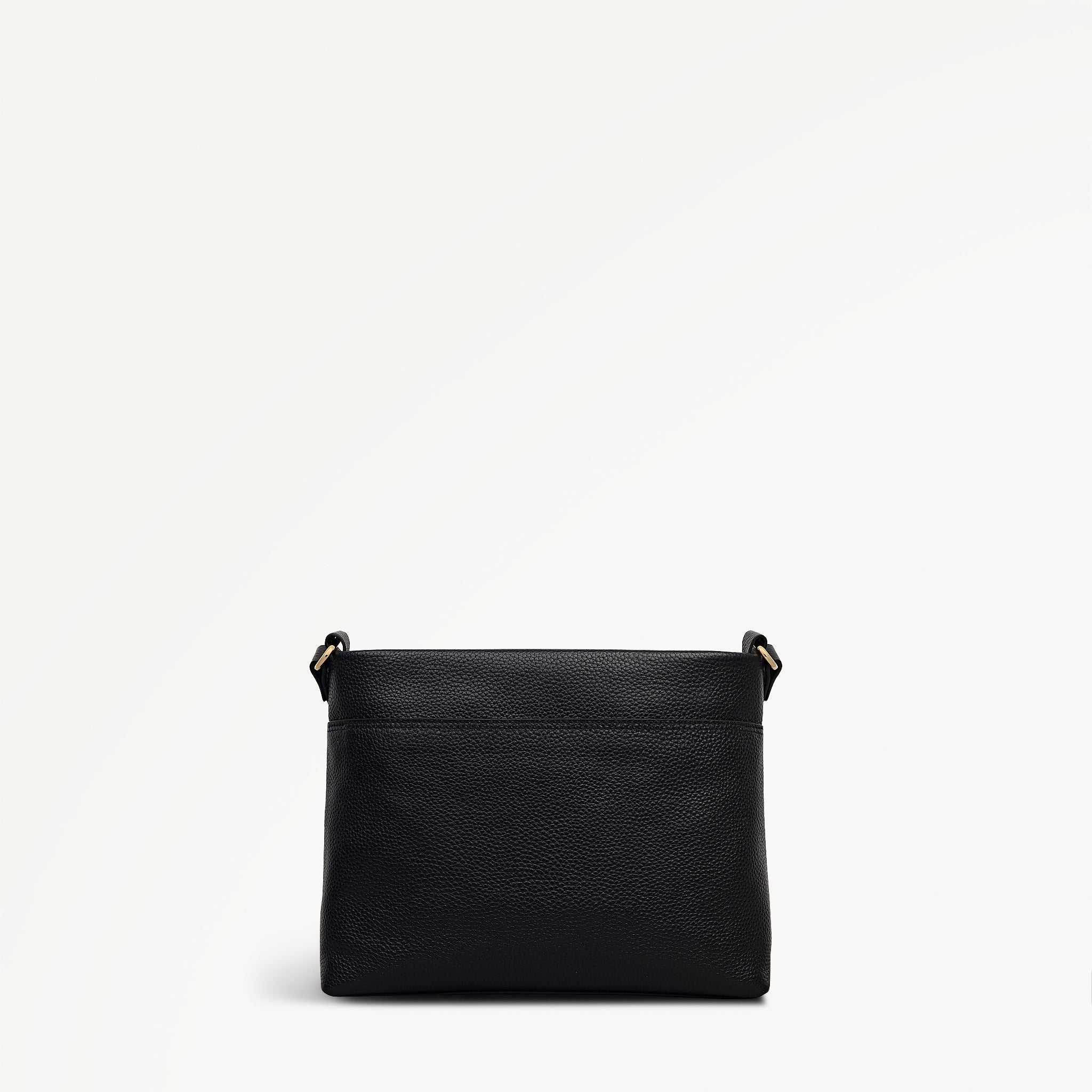 Pickwick Leather Small Ziptop Cross Body Bag in Black - 111939