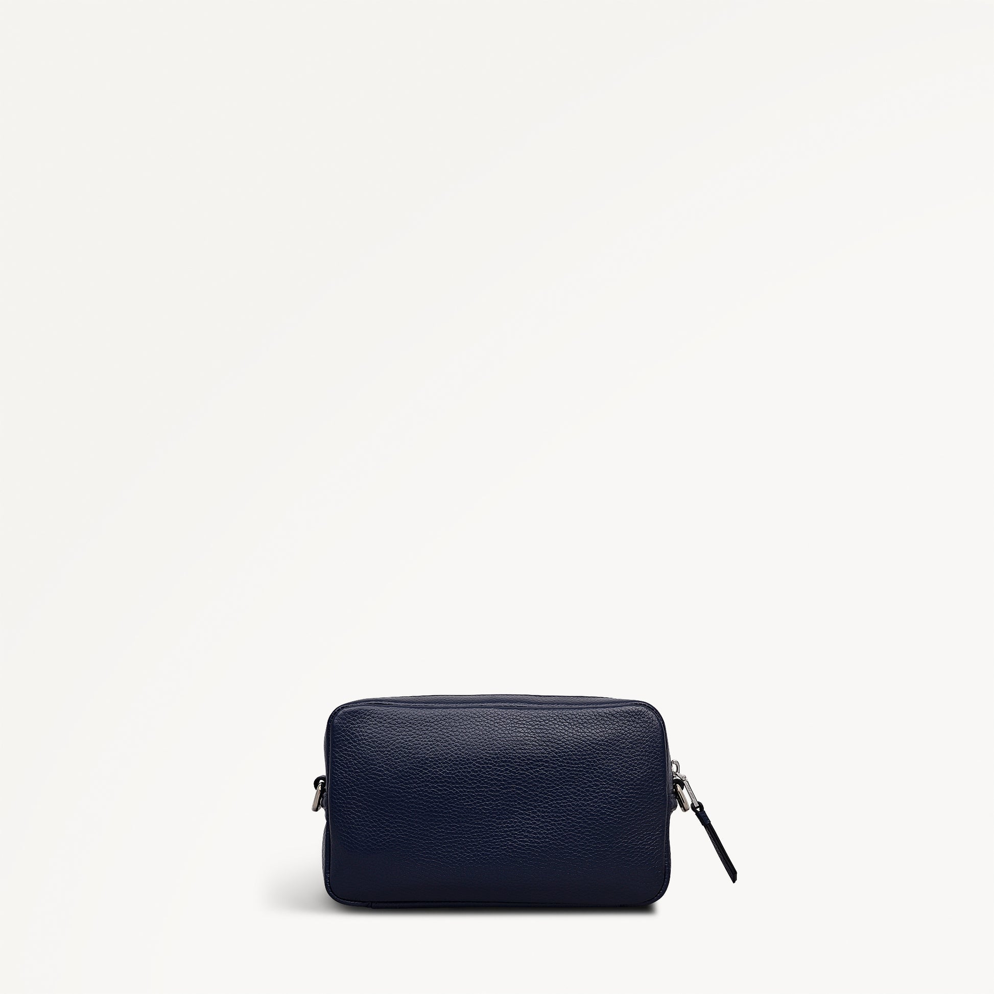 Tavistock Leather Mini Zip Around Cross Body Bag in Ink - 111944