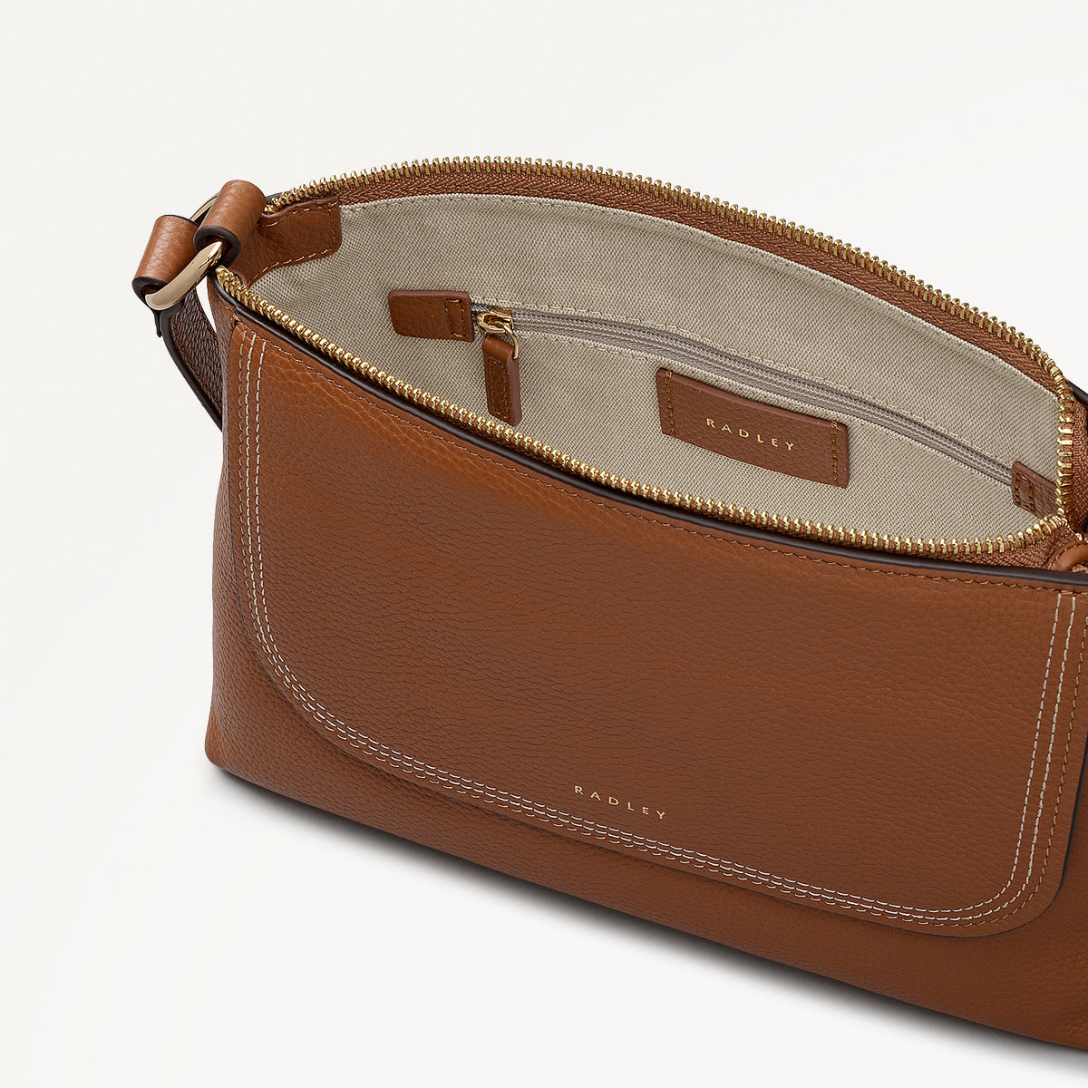 Colwyn Road Small Ziptop Cross Body Indus Tan - 111953