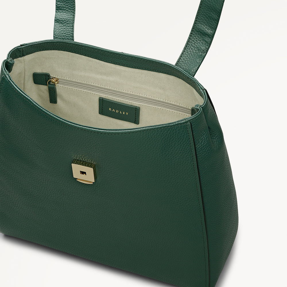 Pickwick Leather Medium Flapover Backpack in Cedar - 111955