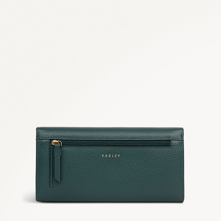 Loyal Radley Leather Extra Large Flapover Wallet in Cedar - 111969