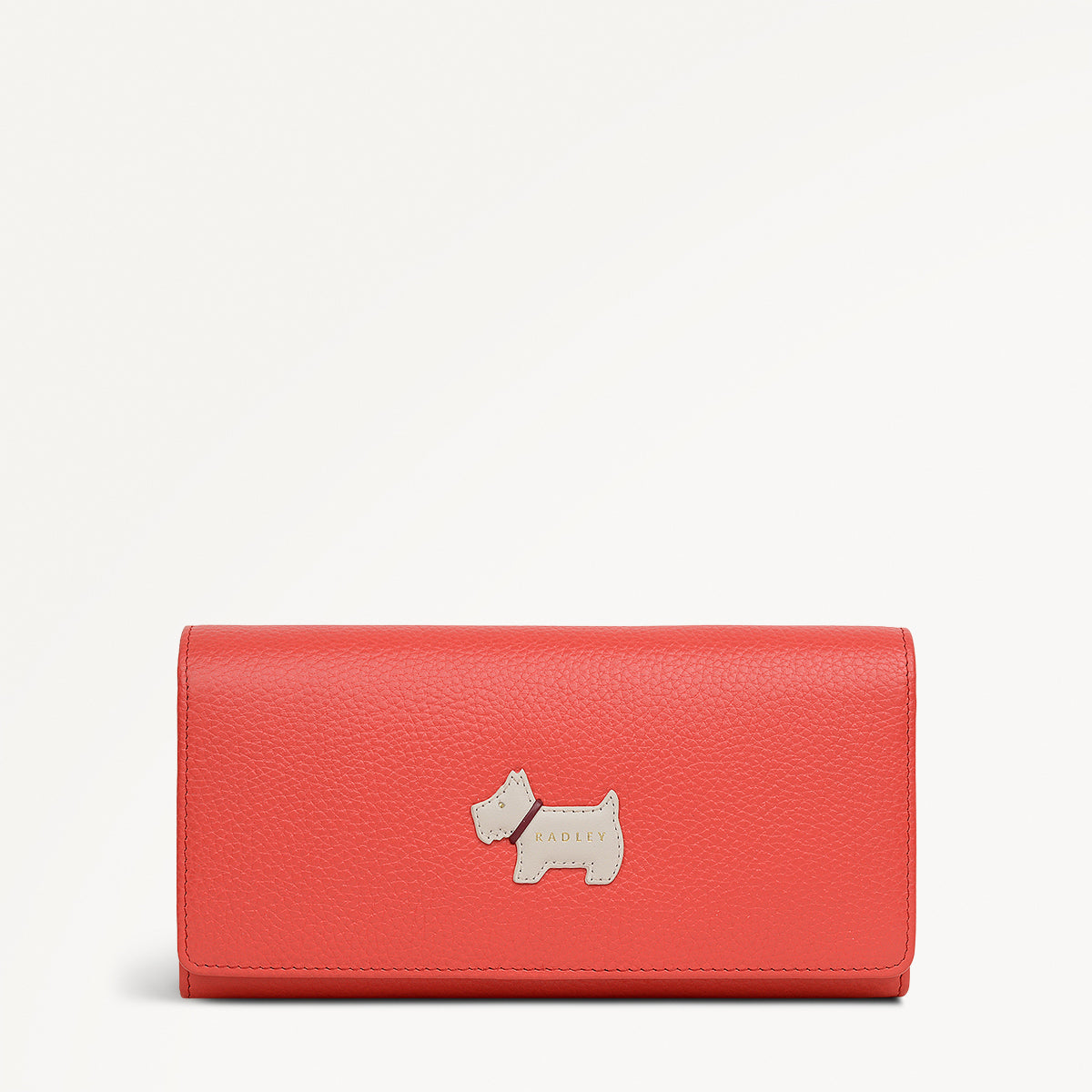 Loyal Radley Leather Extra Large Flapover Purse in Luscious Red - 111972