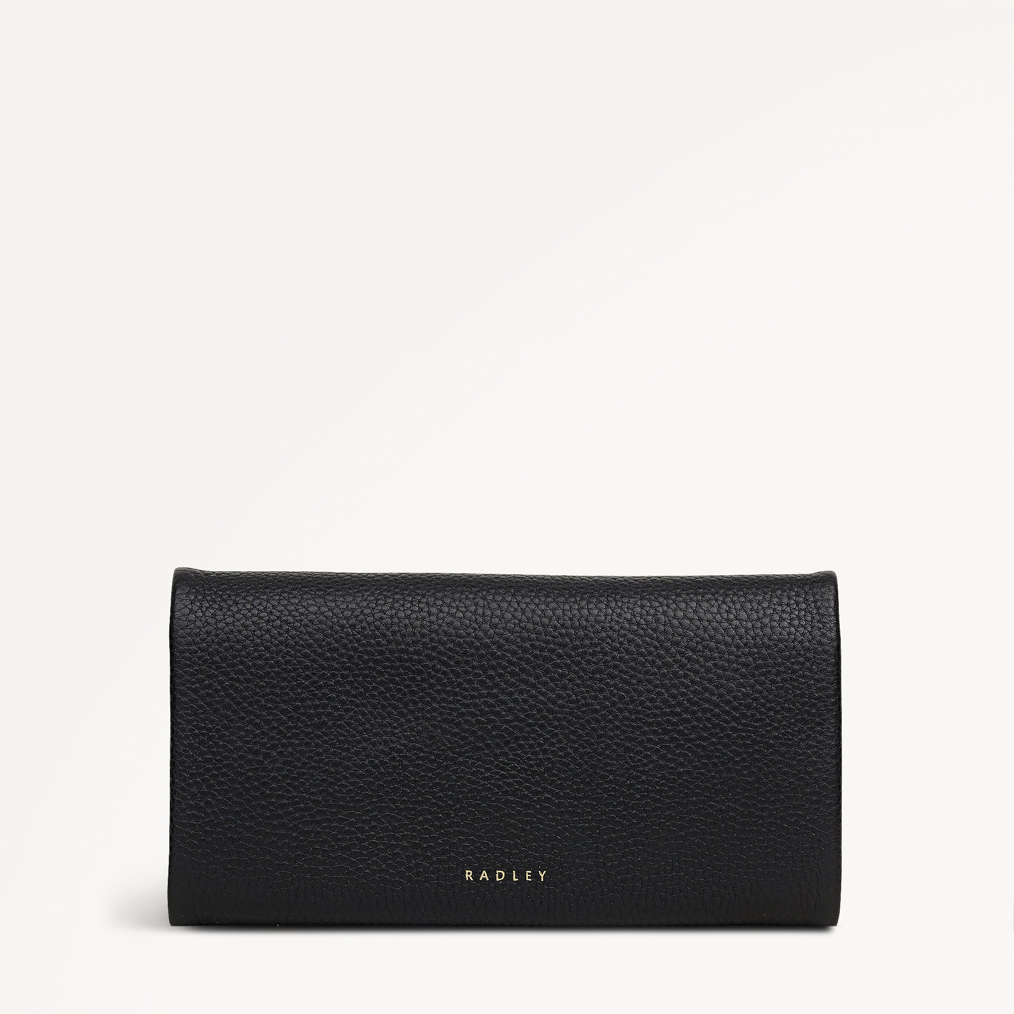 Pickwick Leather Large Flapover Wallet in Black - 111973