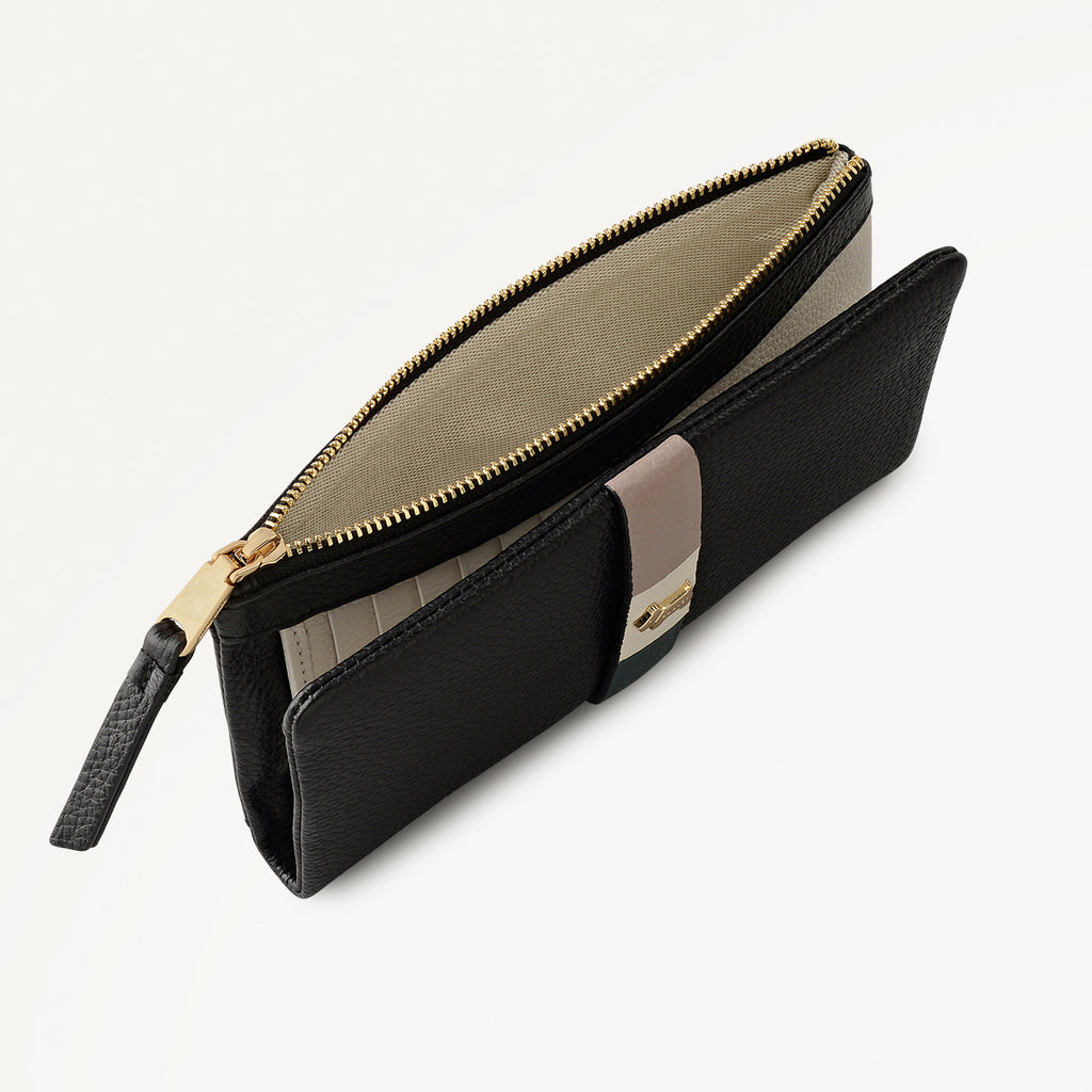 Waterloo Way Large Bifold Purse Black - 111977