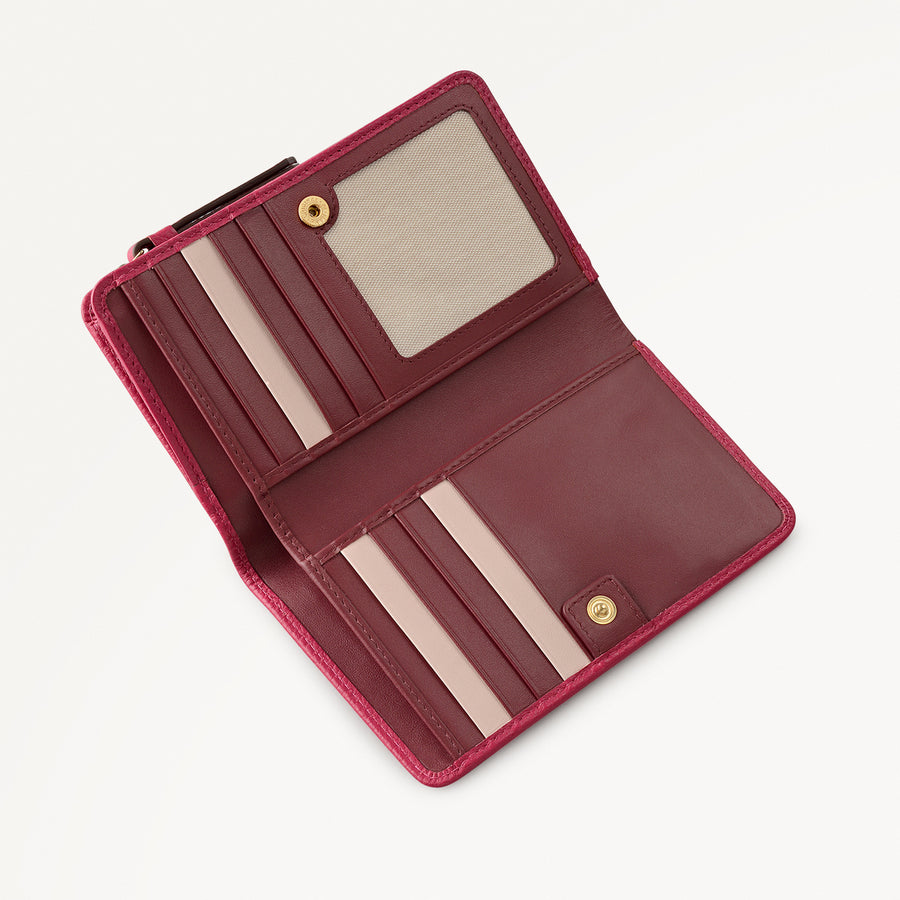 Loyal Radley Medium Bifold Purse Dark Rose - 111984