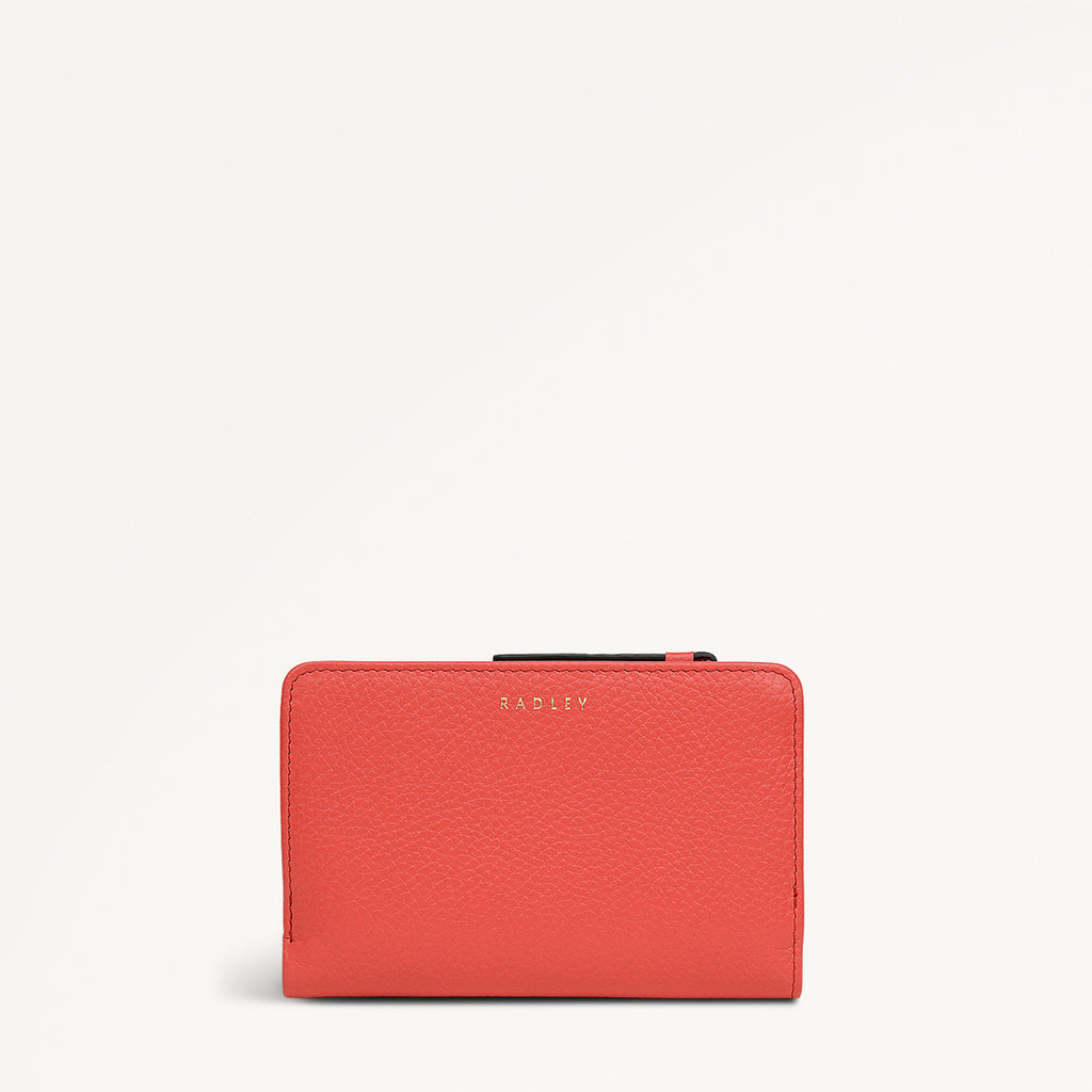 Loyal Radley Leather Medium Bifold Wallet in Luscious Red - 111985
