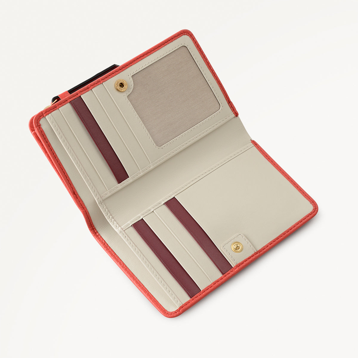 Loyal Radley Leather Medium Bifold Wallet in Luscious Red - 111985