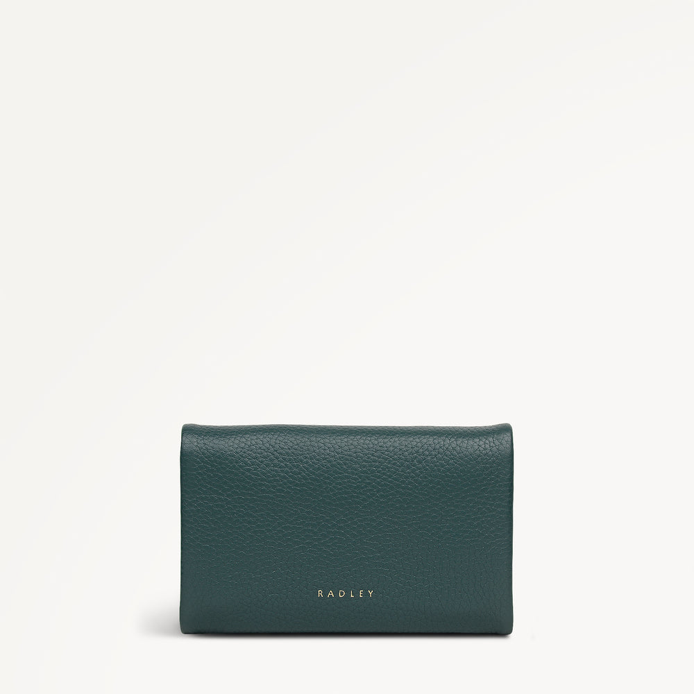 Pickwick Leather Medium Flapover Wallet in Cedar - 111988