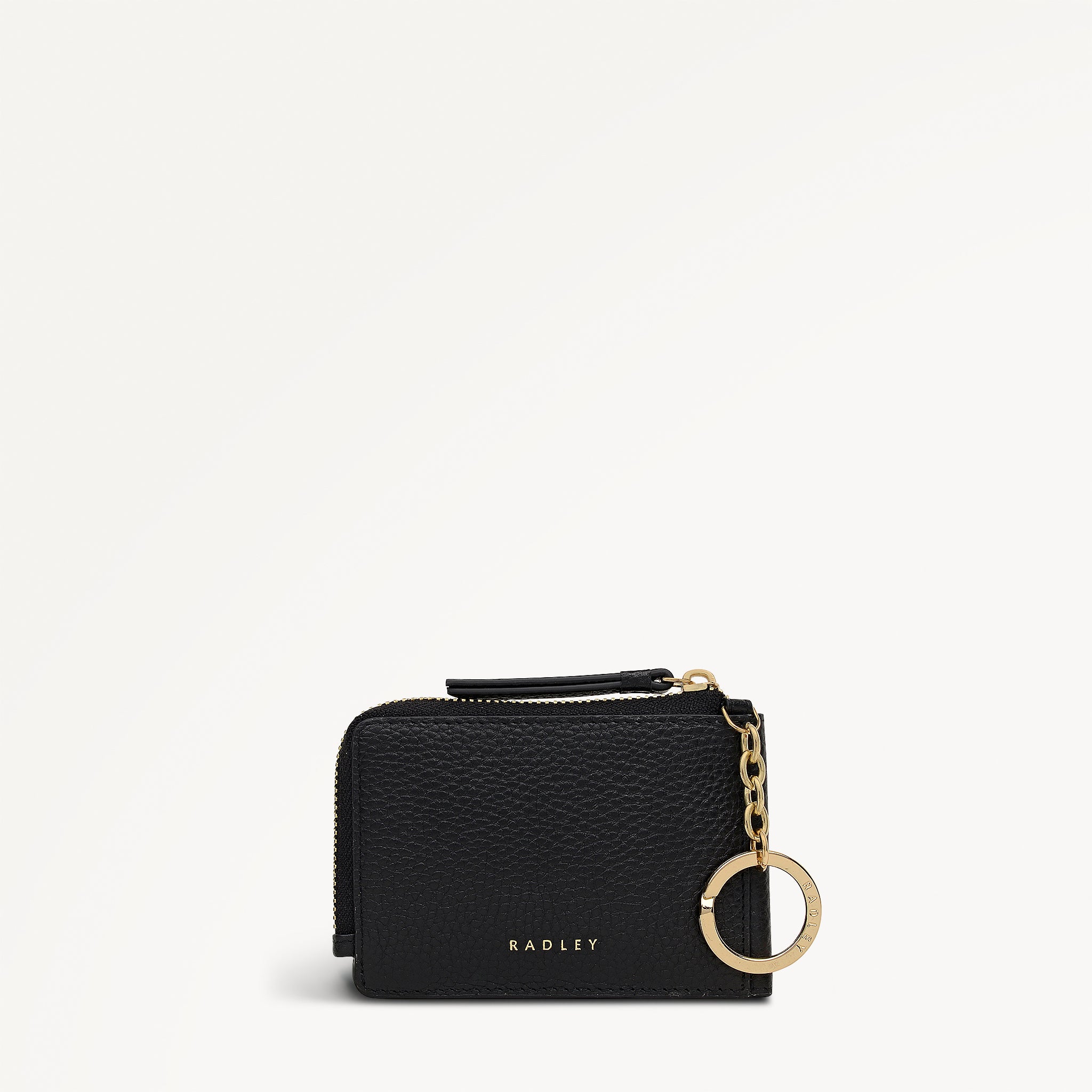 Pickwick Leather Small Flapover Card Holder in Black - 111994