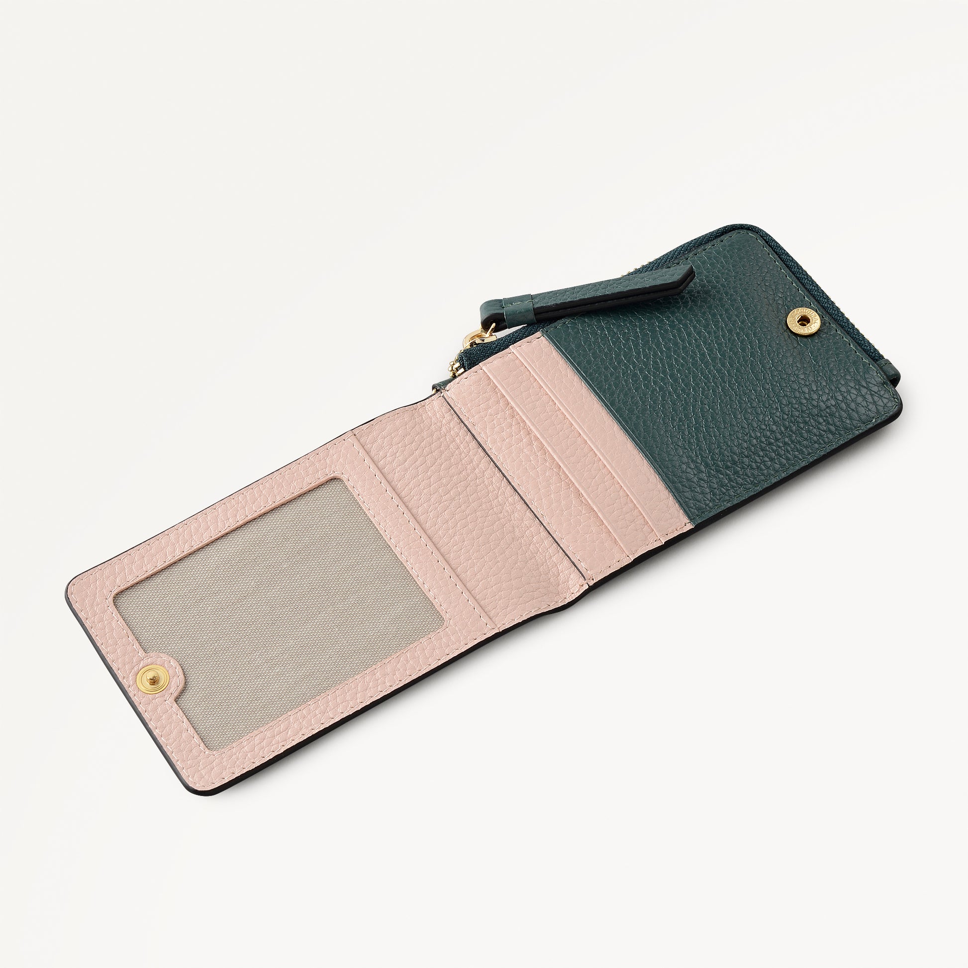 Pickwick Leather Small Flapover Card Holder in Cedar - 111995