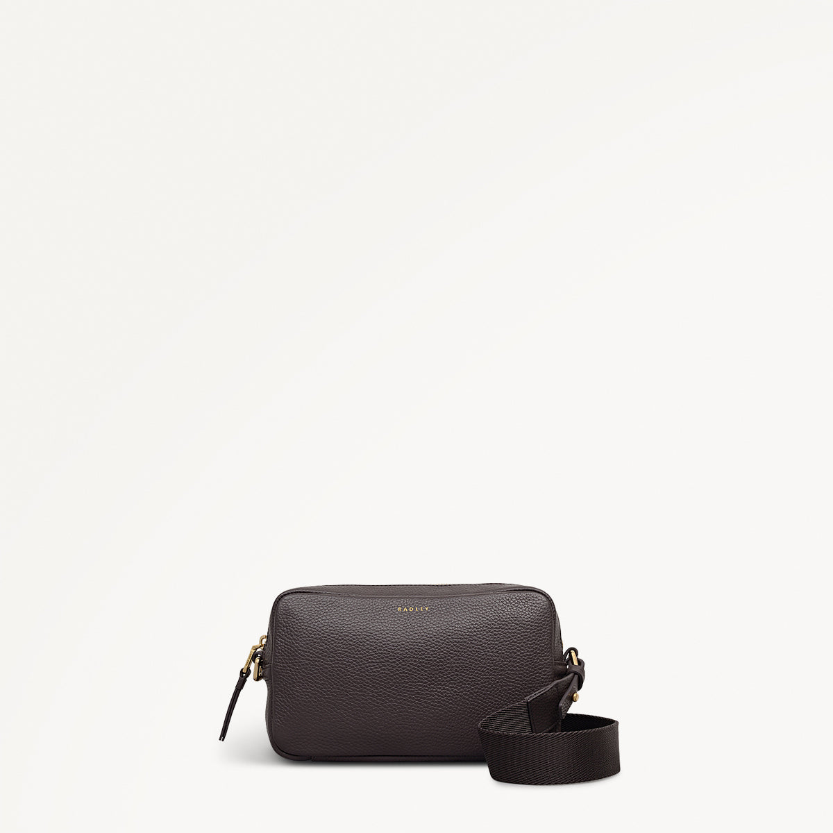 Tavistock Leather Mini Zip Around Cross Body Bag in Thunder - 111999