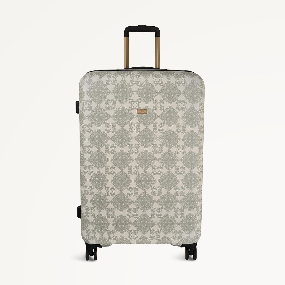 Radely Crochet 4 Wheel Large Suitcase in Olive Green  - 112011