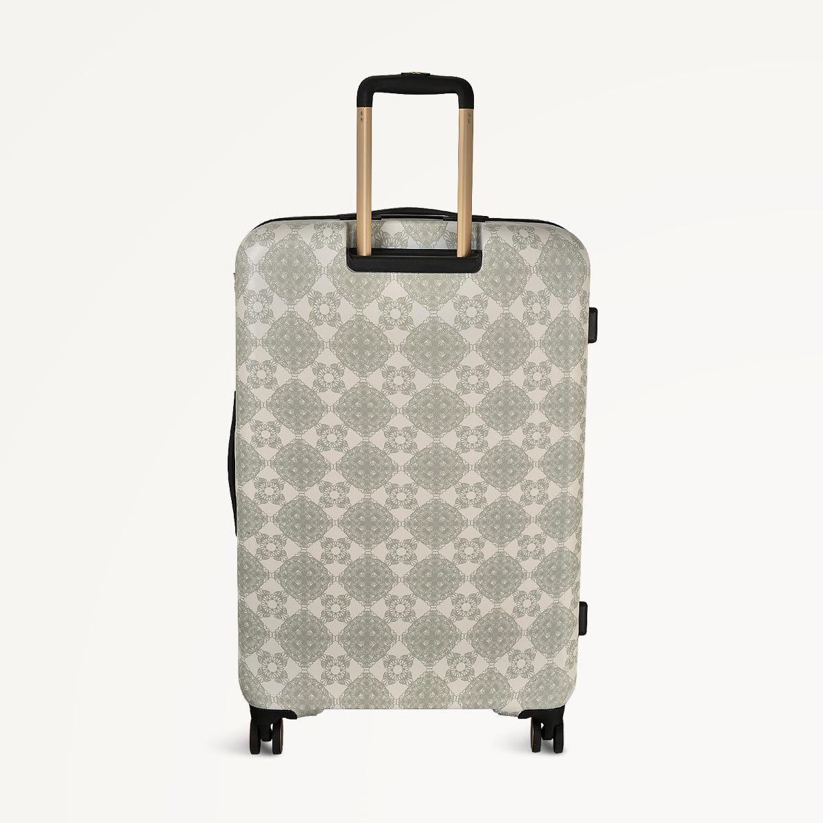 Radely Crochet 4 Wheel Large Suitcase in Olive Green  - 112011