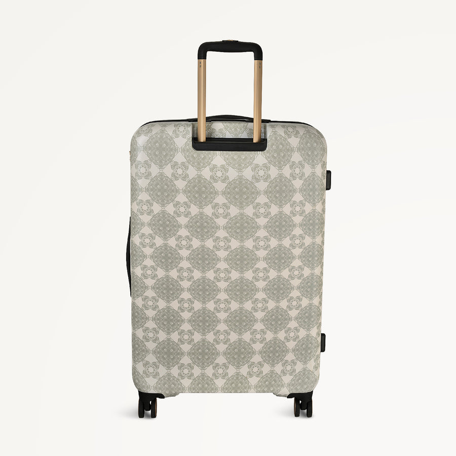 Radley Crochet 4 Wheel Large Suitcase in Olive Green  - 112011