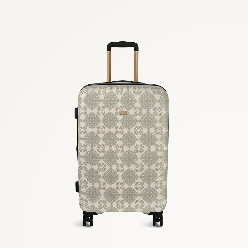 Radely Crochet 4 Wheel Medium Suitcase in Olive Green  - 112012