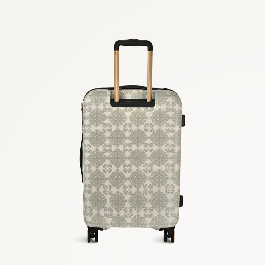 Radely Crochet 4 Wheel Medium Suitcase in Olive Green  - 112012