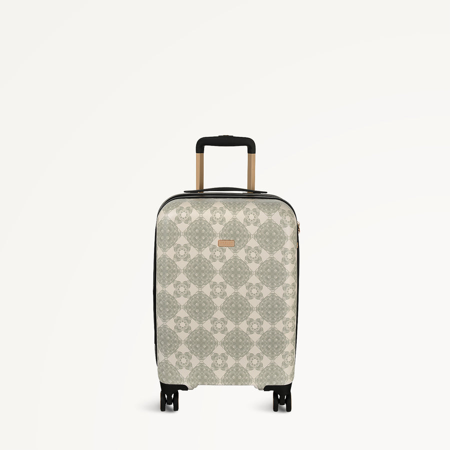 Radely Crochet 4 Wheel Carry On in Olive Green  - 112013