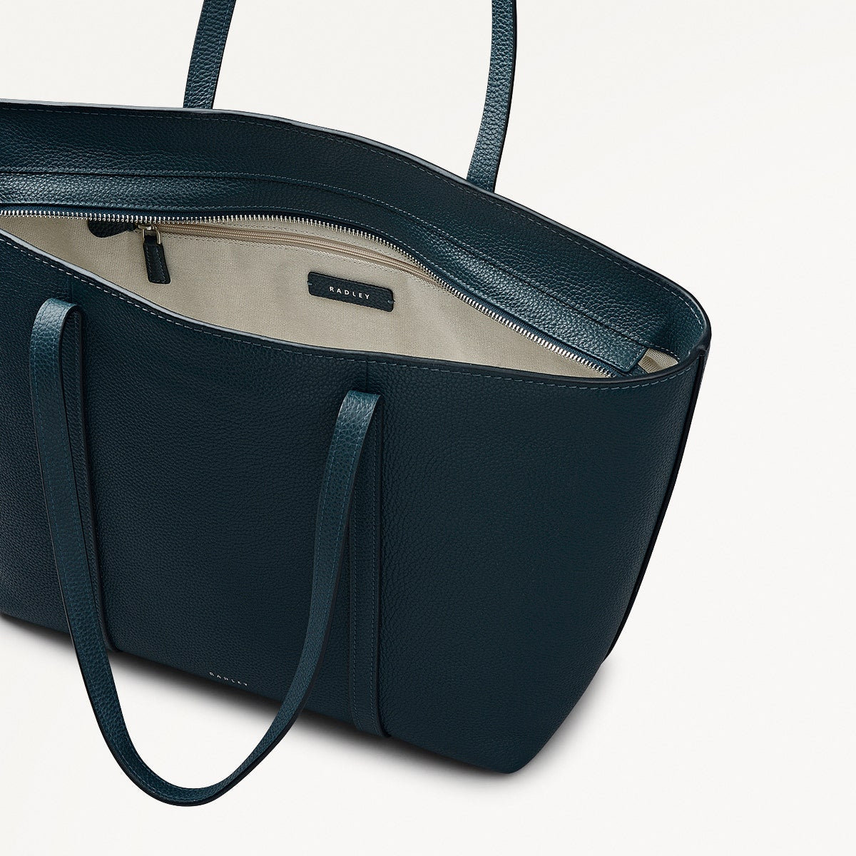 The Weekly Large Ziptop Tote Teal - 112022