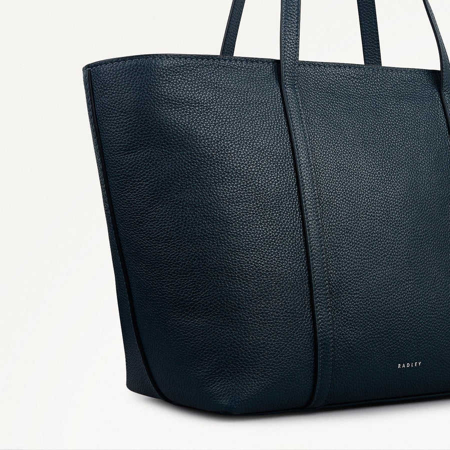 The Weekly Large Ziptop Tote Teal - 112022