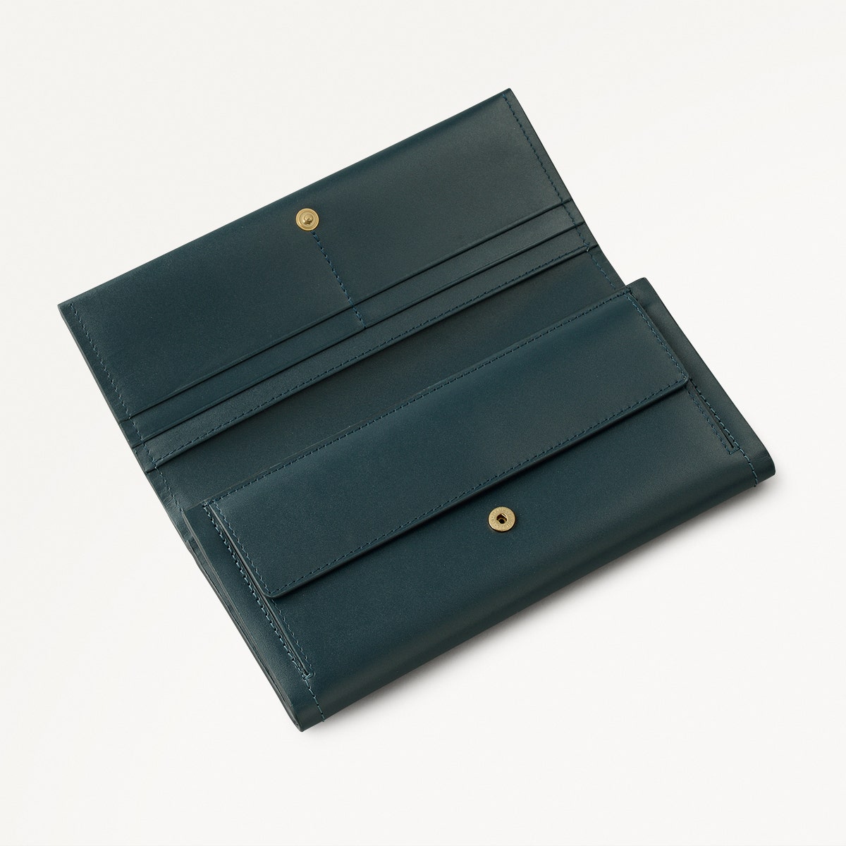 Heritage Lane Large Flapover Purse in Teal - 112024