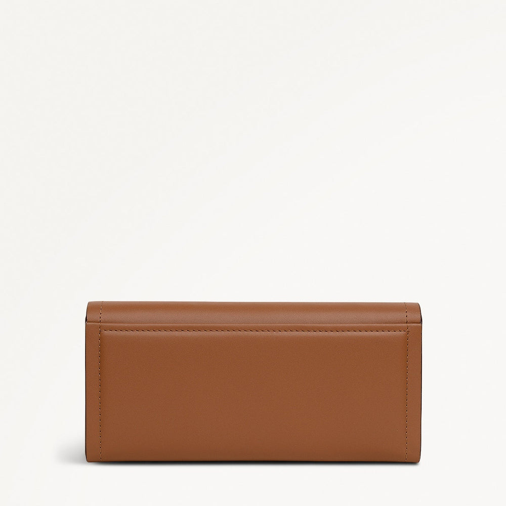 Heritage Lane Large Flapover Purse in Toffee - 112028