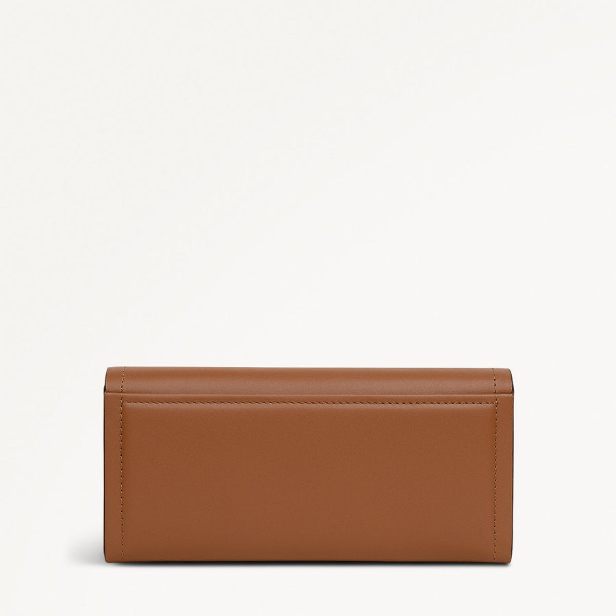 Heritage Lane Large Flapover Purse in Toffee - 112028