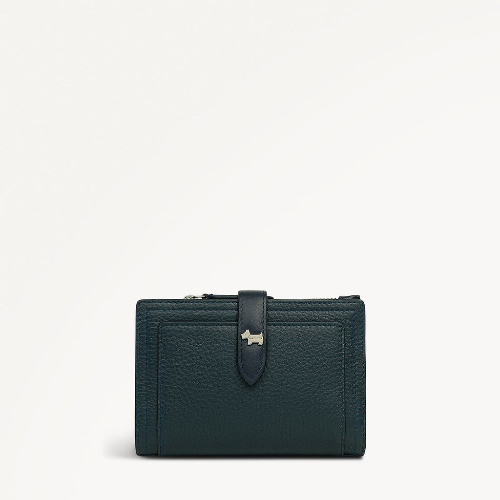 Willis Street Colorblock Medium Bifold Wallet in Teal - 112031