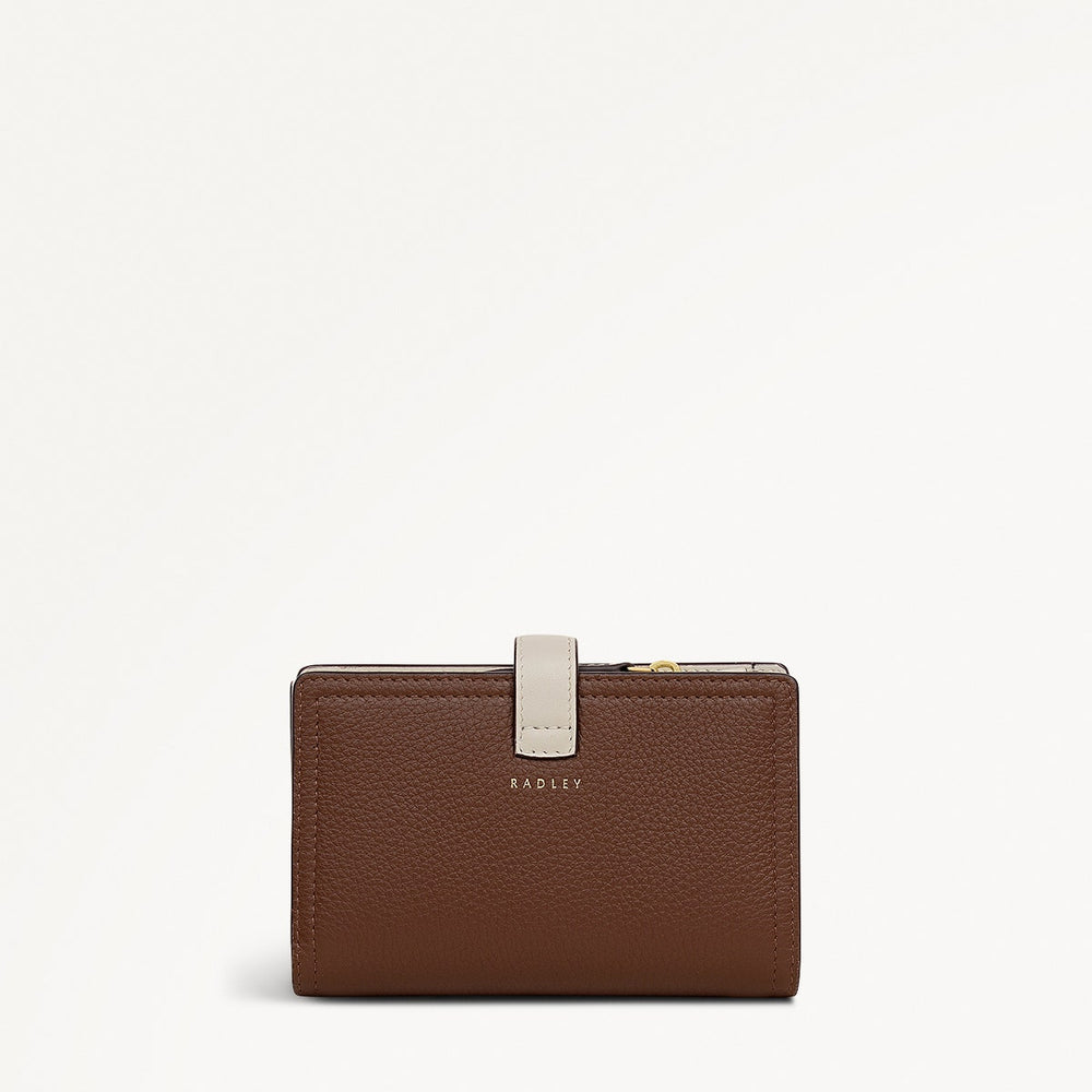 Wills Street Colorblock Medium Bifold Wallet in Chocolate - 112033