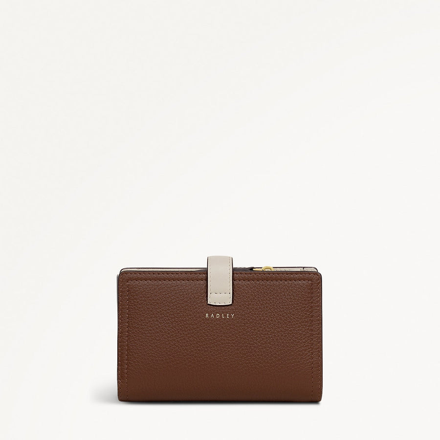 Wills Street Colorblock Medium Bifold Wallet in Chocolate - 112033
