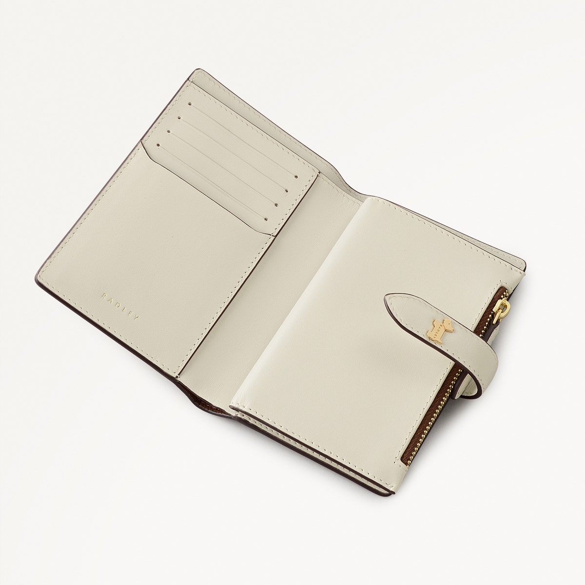 Wills Street Colorblock Medium Bifold Wallet in Chocolate - 112033