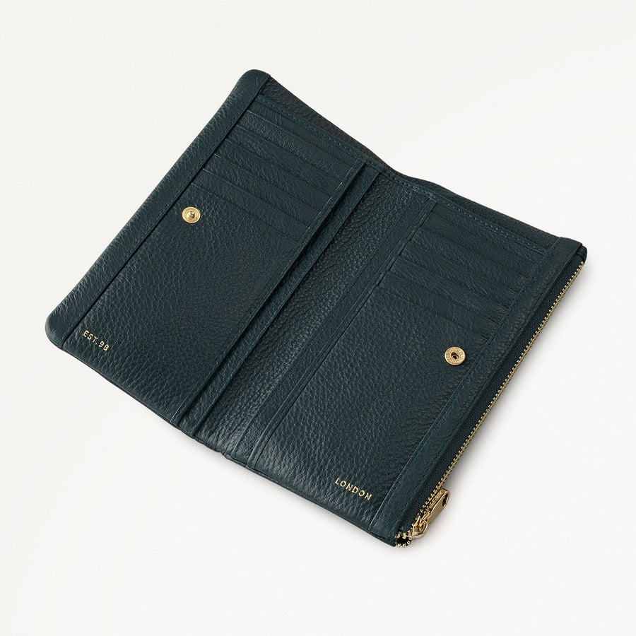 Mallow Street Large Bifold Wallet in Teal - 112040