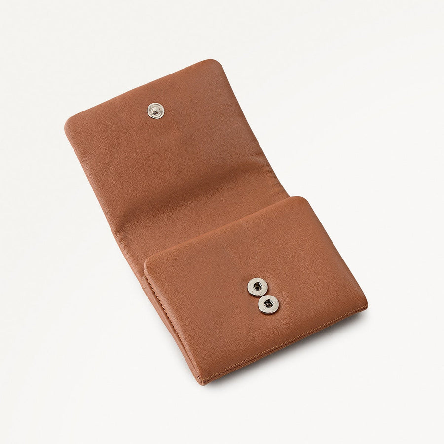 Mallow Street Medium Folded Wallet in Toffee - 112043