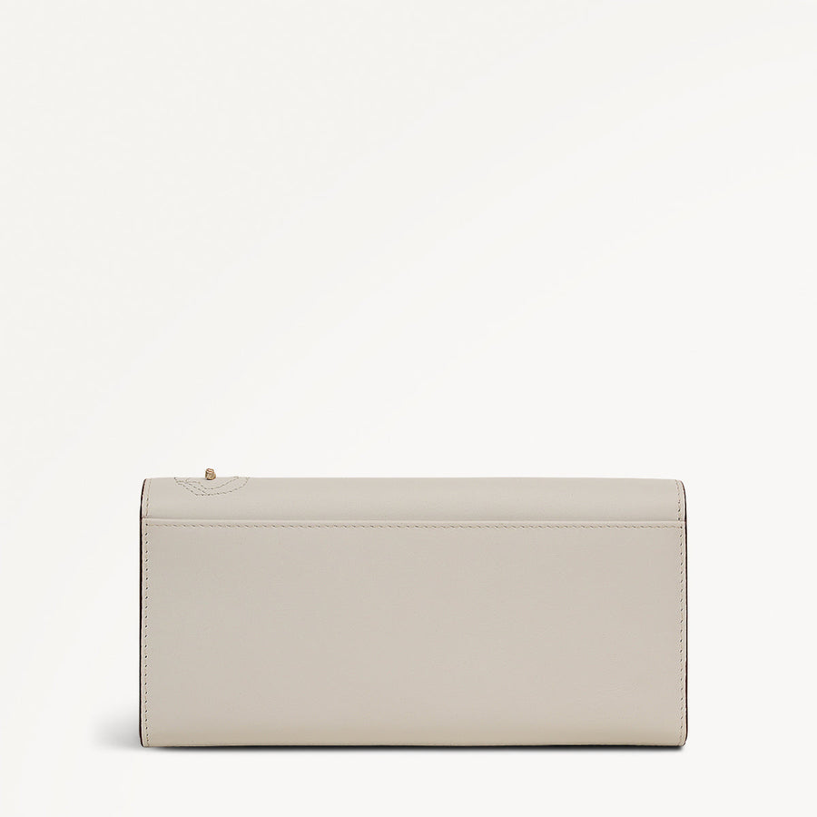 Autumn Leaves Large Flapover Wallet in Snow - 112049