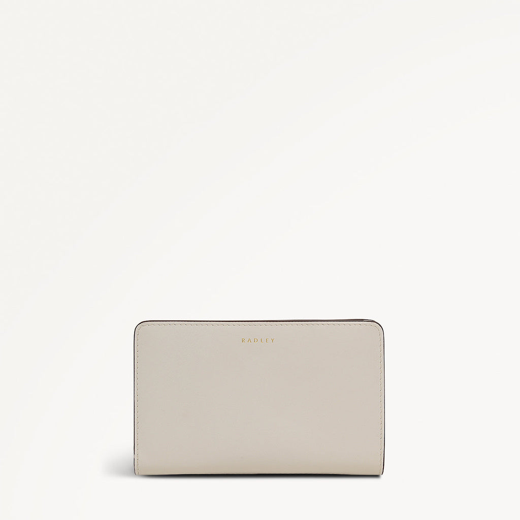 Autumn Leaves Medium Bifold Wallet in Snow - 112050