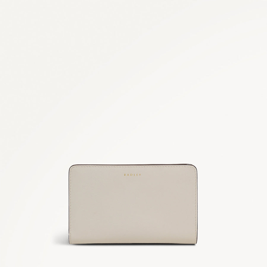 Autumn Leaves Medium Bifold Wallet in Snow - 112050