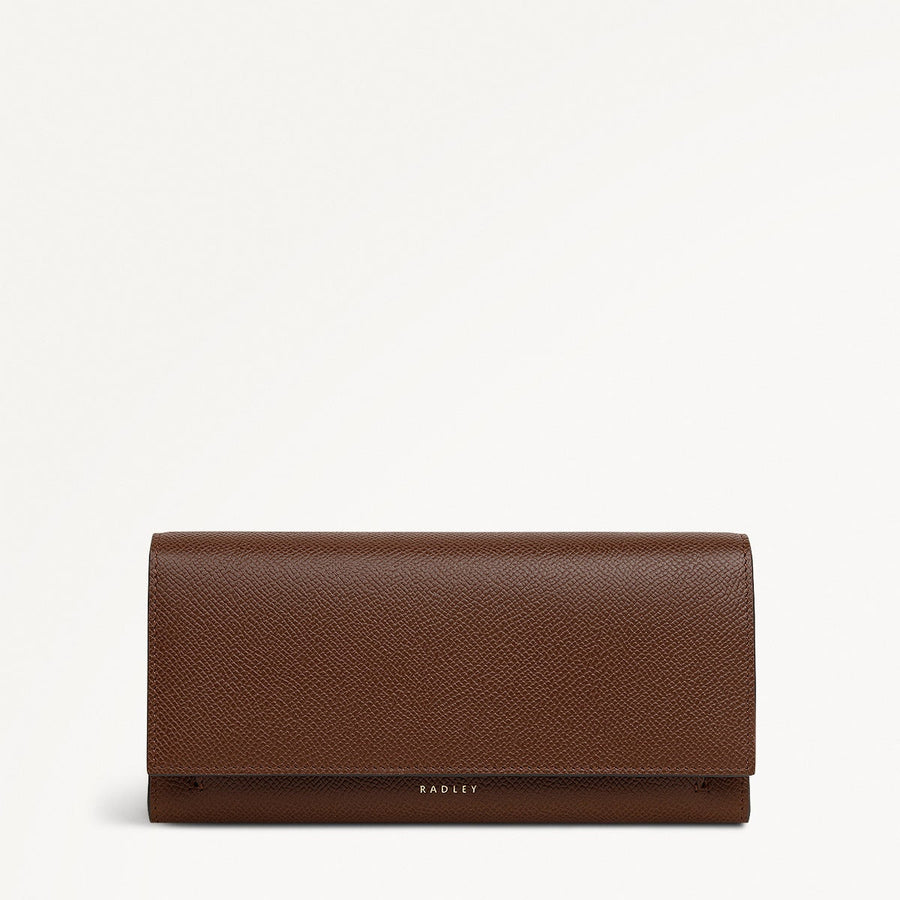 Picton Place Large Flapover Wallet in Chocolate - 112052