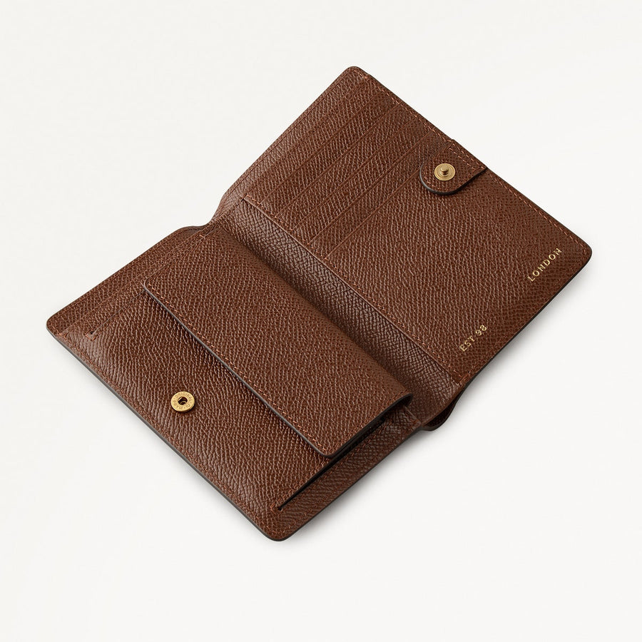 Picton Place Medium Bifold Wallet in Chocolate - 112053