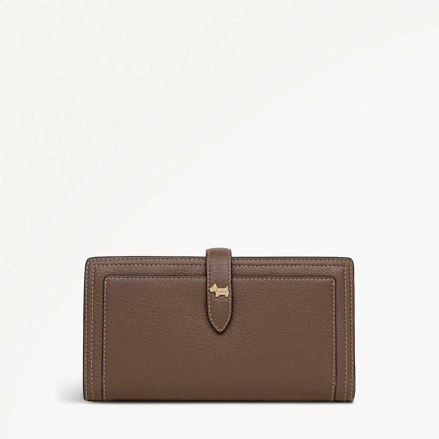 Willis Street Leather Large Bifold Wallet in Coffee - 112072