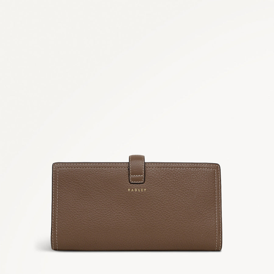 Willis Street Leather Large Bifold Wallet in Coffee - 112072