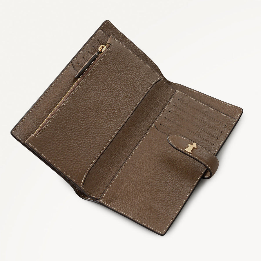 Willis Street Leather Large Bifold Wallet in Coffee - 112072