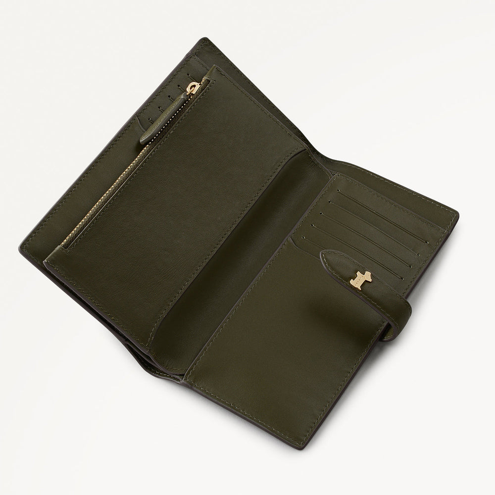 Willis Street Leather Large Bifold Wallet in Pine Needle - 112074