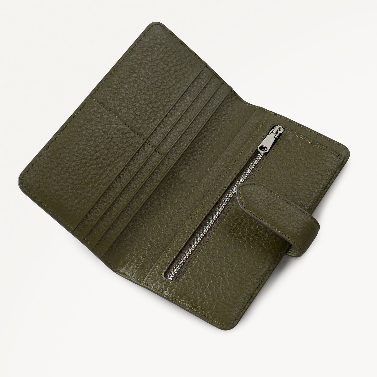 Hillgate Leather Large Bifold Wallet in Pine Needle - 112082