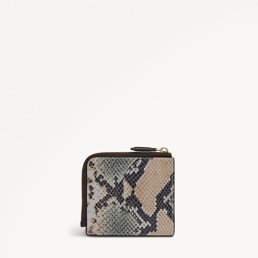 Chilworth Street Leather Medium Boxed Wallet And Keyring in Pine Needle - 112098