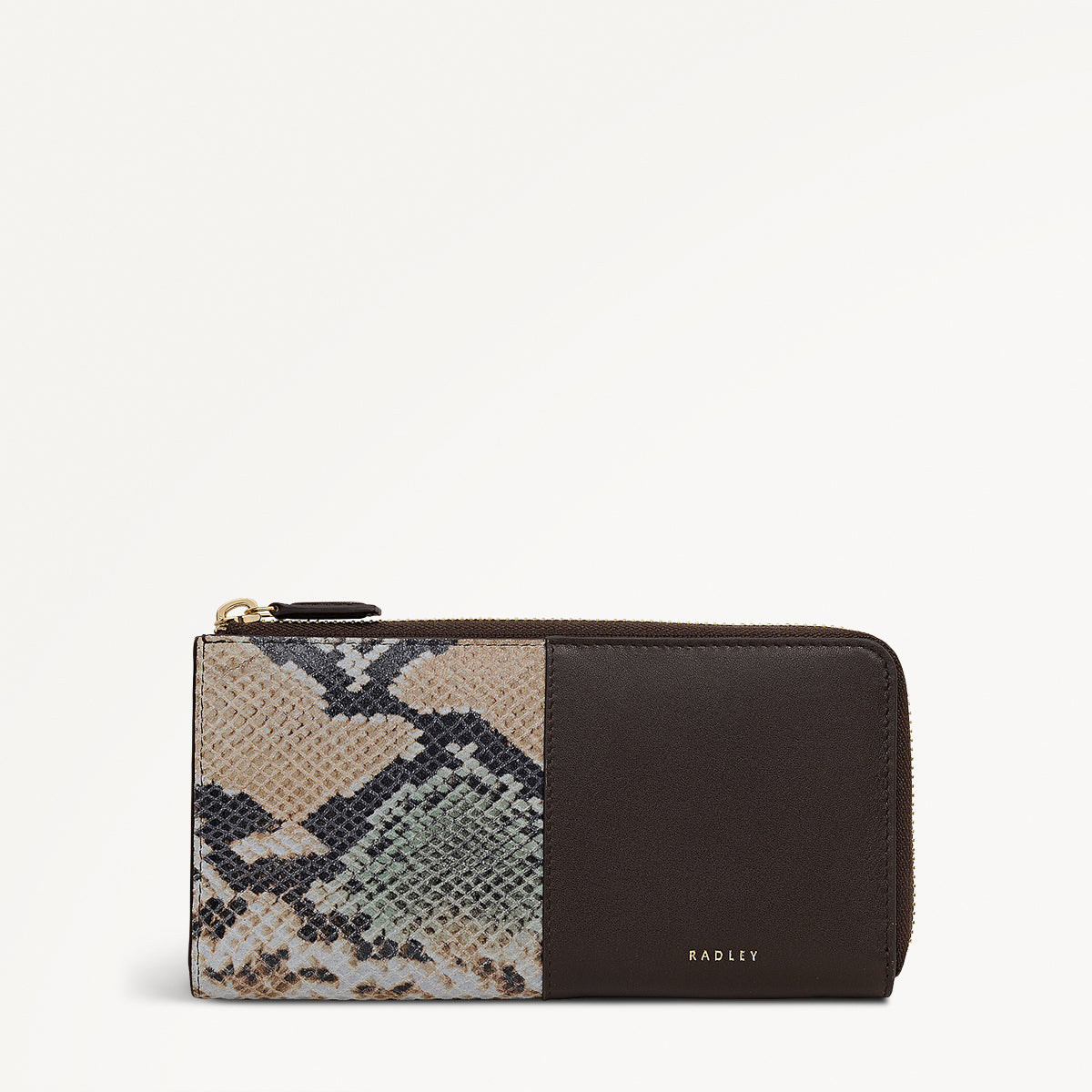 Chilworth Street Leather Large Zip Around Wallet in Pine Needle - 112099