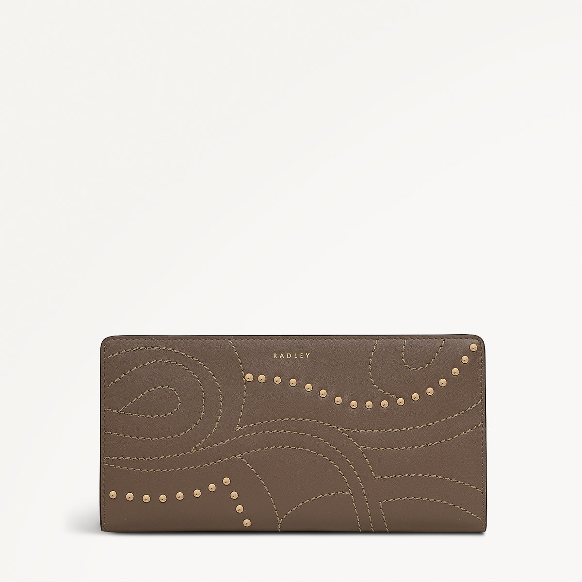 Coin Street Leather Large Bifold Wallet in Coffee - 112102
