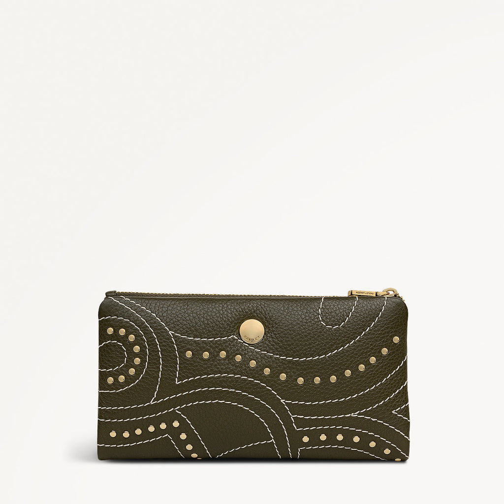 Mallow Street Leather Large Bifold Wallet in Pine Needle - 112105