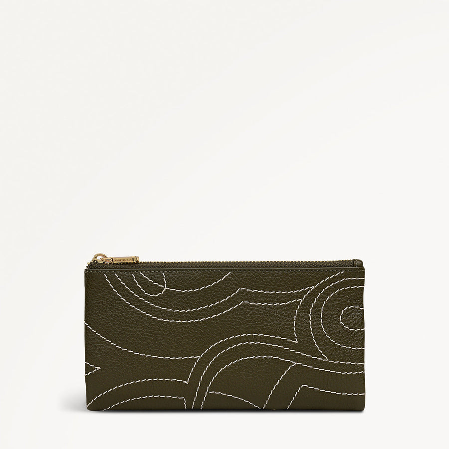 Mallow Street Leather Large Bifold Wallet in Pine Needle - 112105