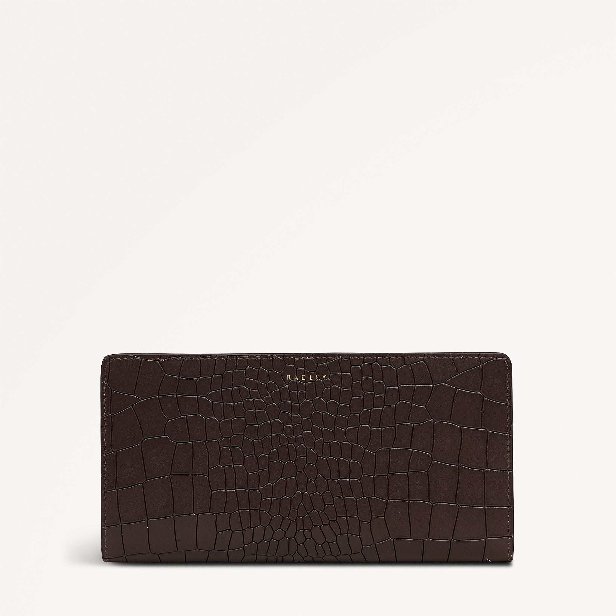 Coin Street Leather Large Bifold Wallet in Dark Oak - 112107